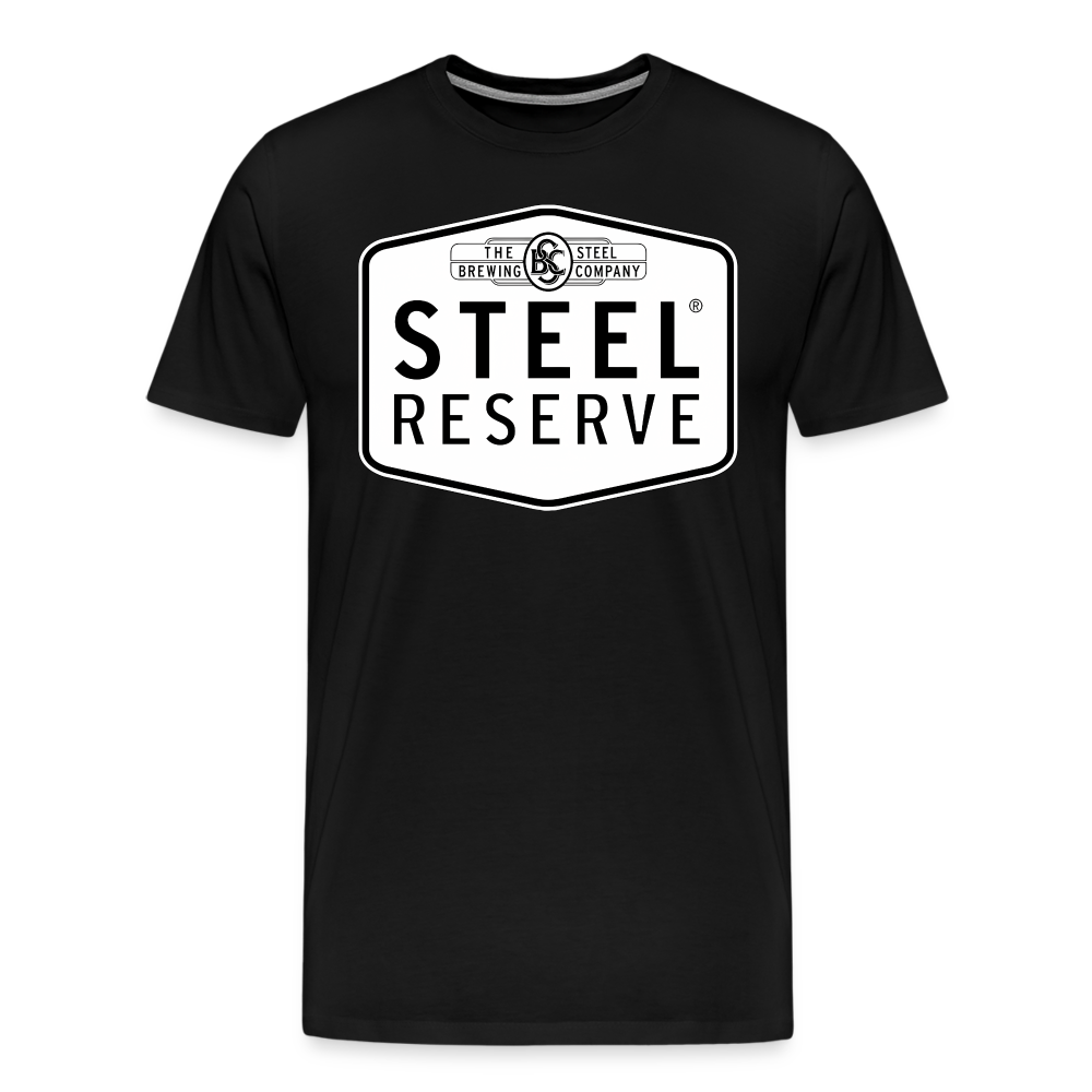 Steel Reserve Shirt | Premium Mens Graphic Tee - black