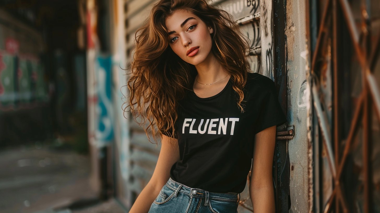 People wearing a custom Women product collection from FLUENT.