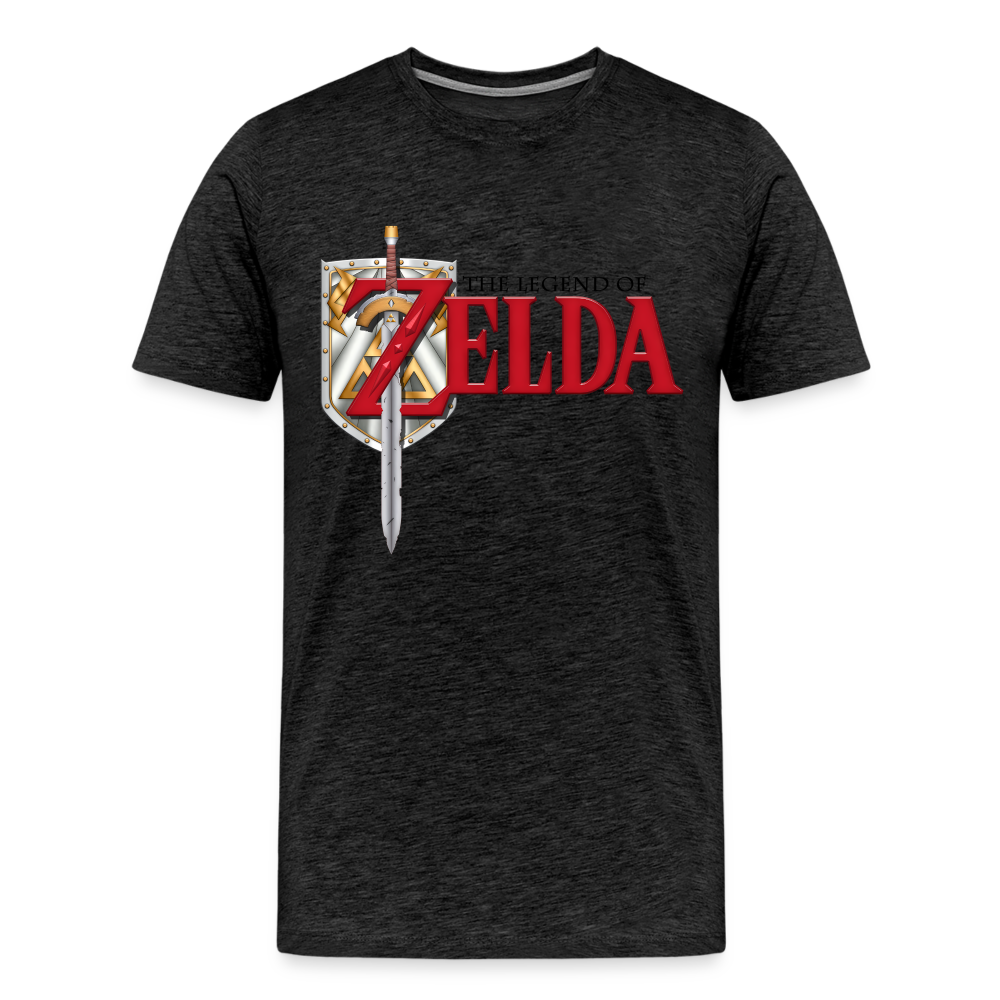 Legend of Zelda Shirt | Premium Mens Graphic Tee - charcoal grey