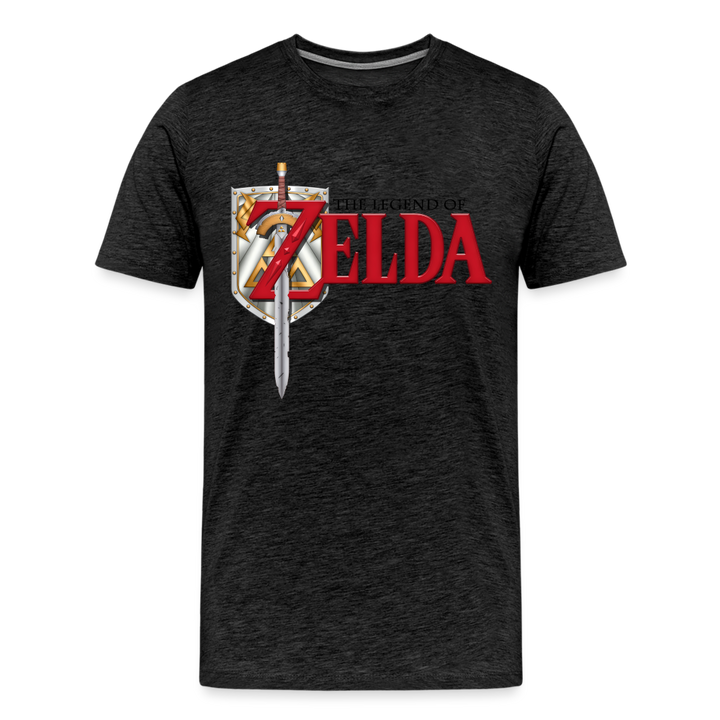 Legend of Zelda Shirt | Premium Mens Graphic Tee - charcoal grey