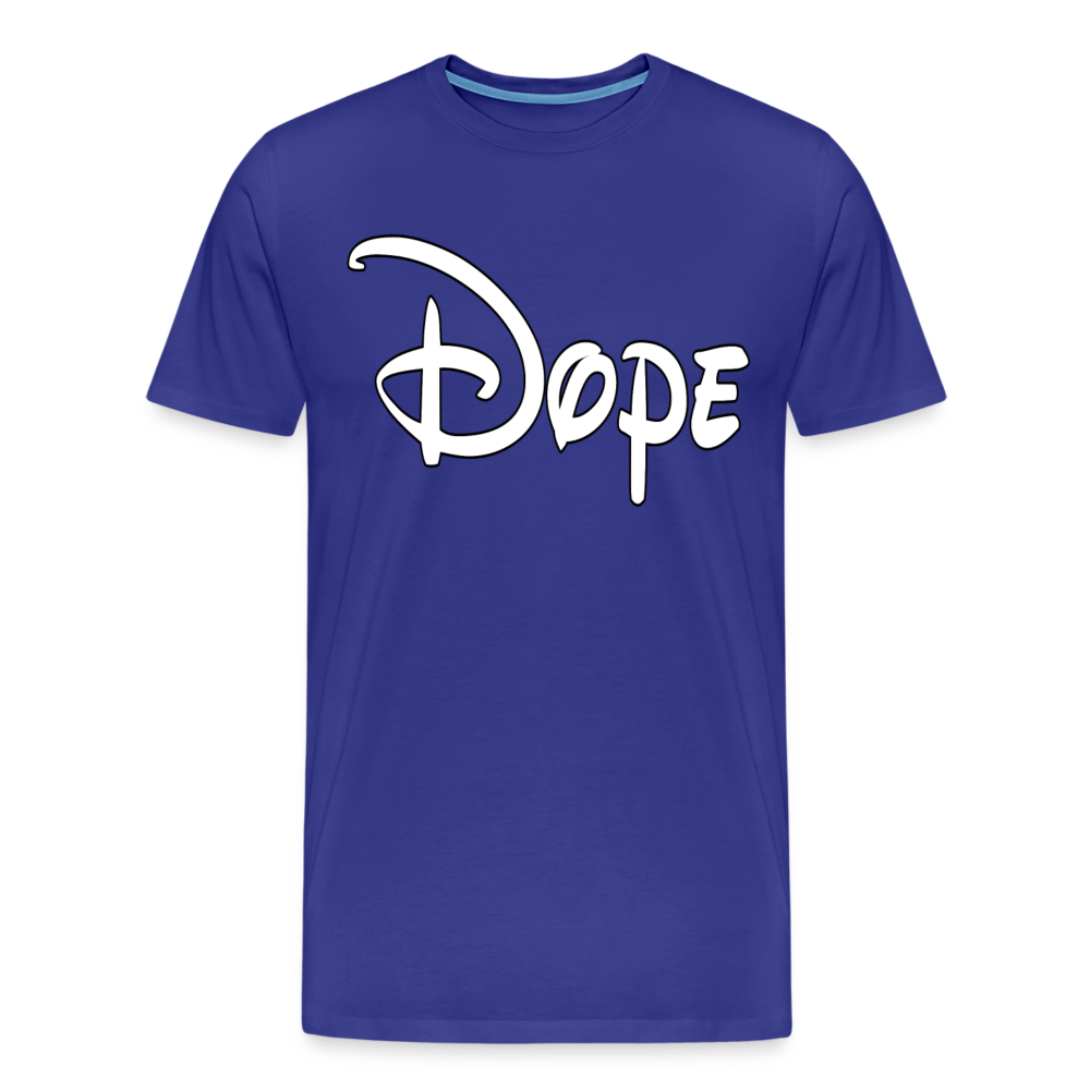 Dope Shirt | Premium Mens Graphic Tee - royal blue