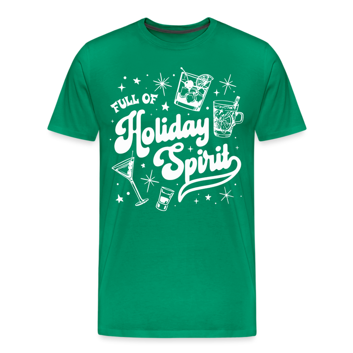 Full Of Holiday Spirit - kelly green