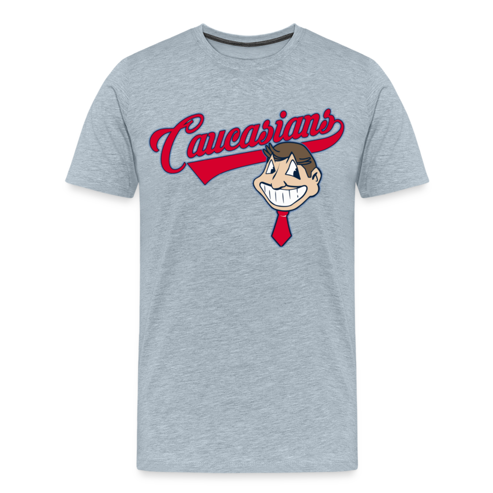 Caucasians Shirt | Premium Mens Graphic Tee - heather ice blue