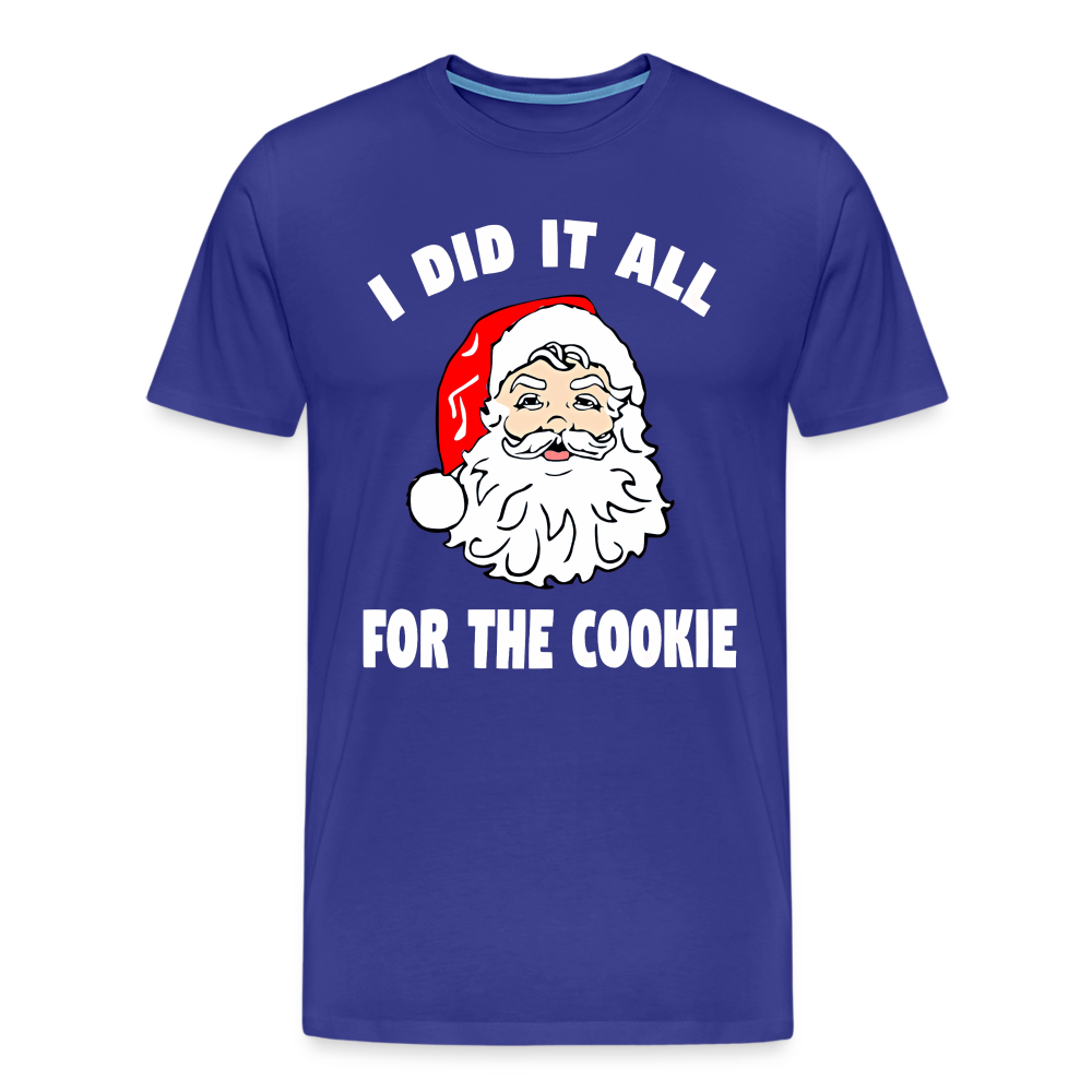 All For The Cookie Shirt - royal blue