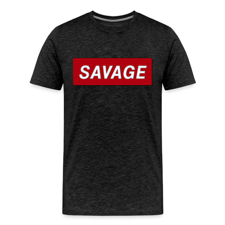 Savage Shirt | Premium Mens Graphic Tee - charcoal grey