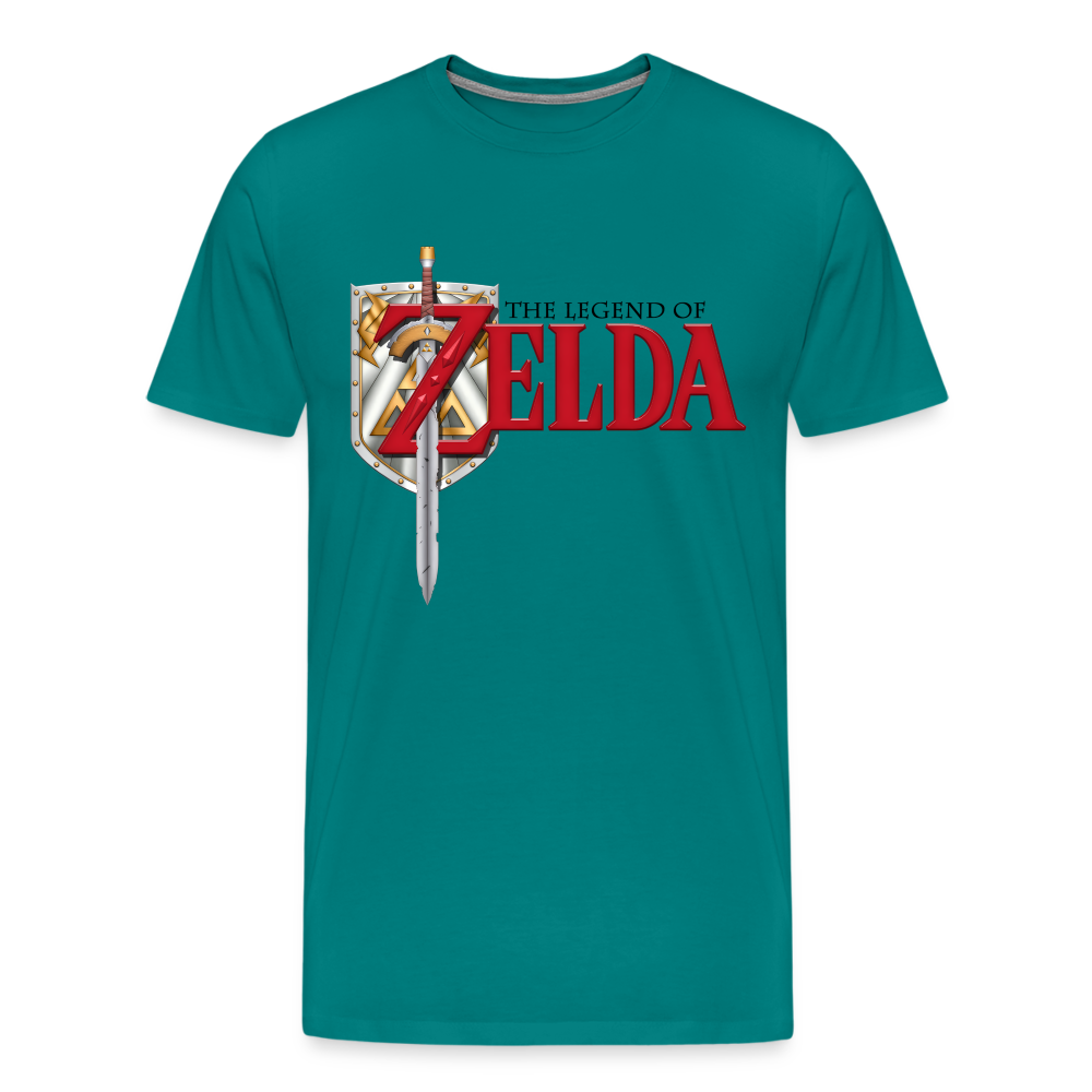 Legend of Zelda Shirt | Premium Mens Graphic Tee - teal