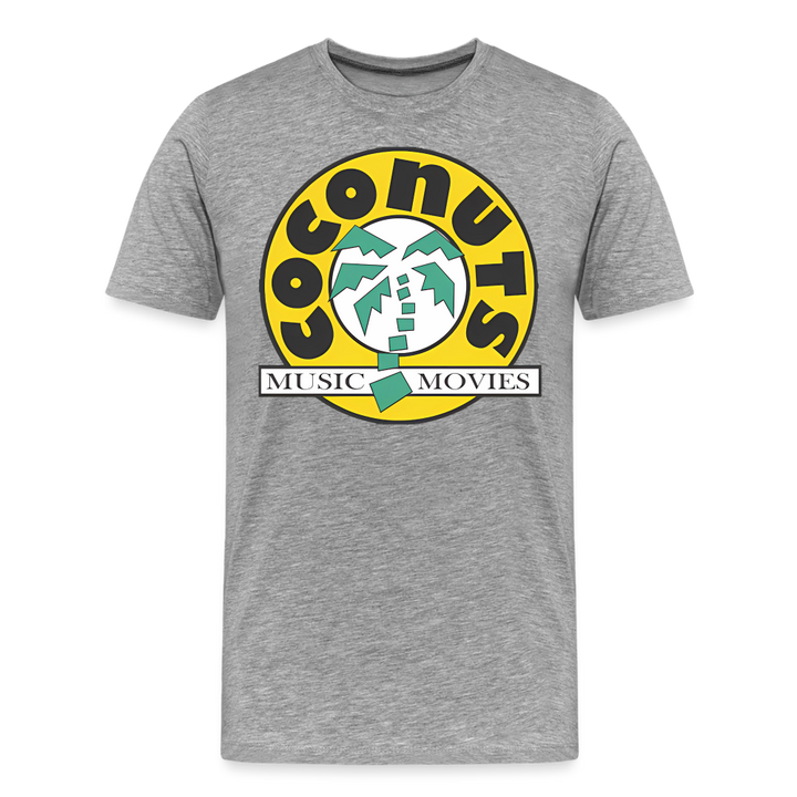 Coconuts Shirt | Premium Mens Graphic Tee - heather gray