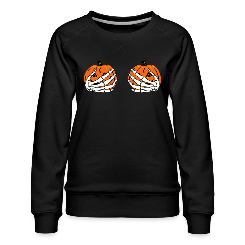 Pumpkin Hands Sweatshirt - black