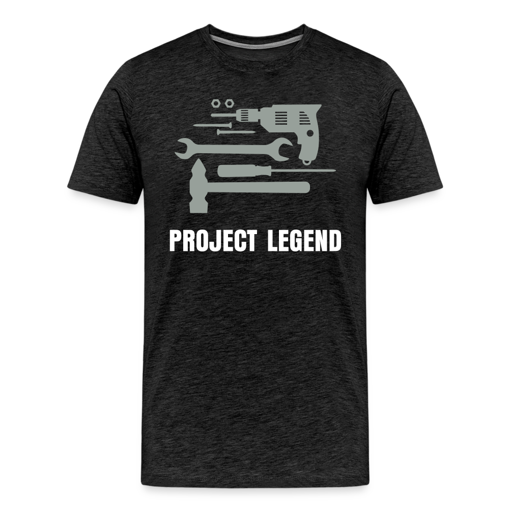 Project Fluent | Men's Premium Graphic Tee - charcoal grey