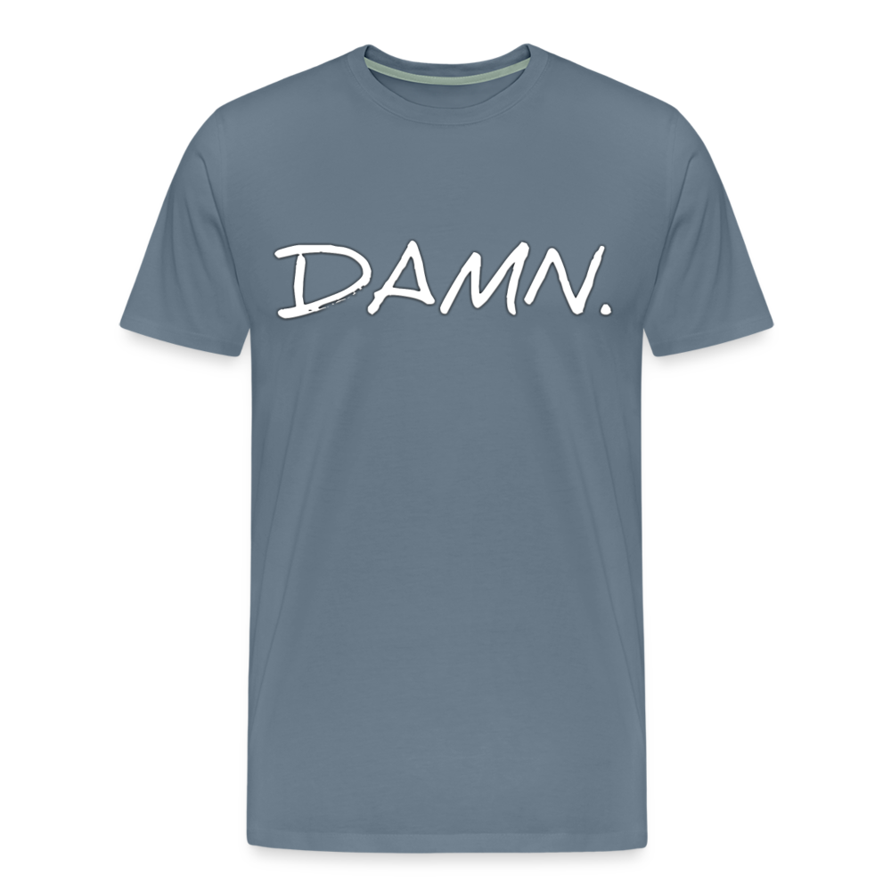 Damn Shirt | Premium Mens Graphic Tee - steel blue