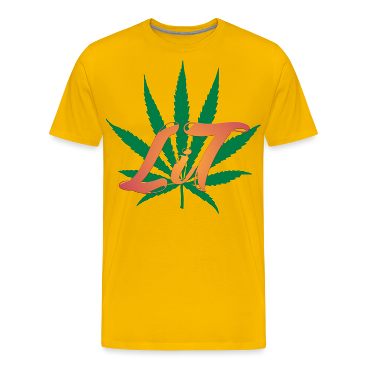 Lit Shirt | Premium Mens Graphic Tee - sun yellow