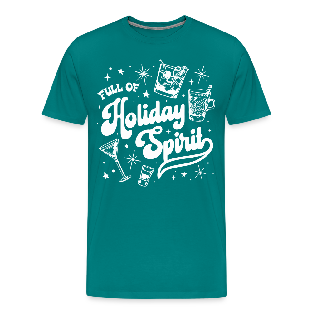 Full Of Holiday Spirit - teal