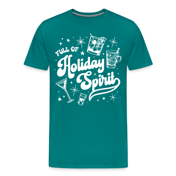 Full Of Holiday Spirit - teal