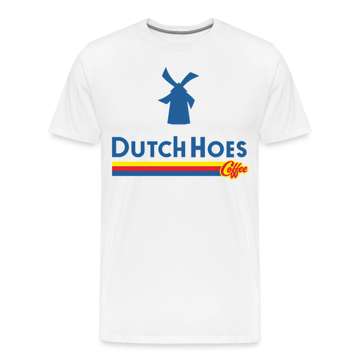 Dutch Hoes Shirt | Premium Mens Graphic Tee - white