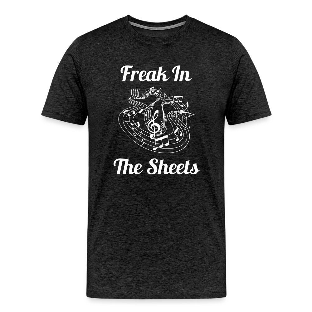 Freak In The Sheets Shirt | Premium Mens Graphic Tee - charcoal grey