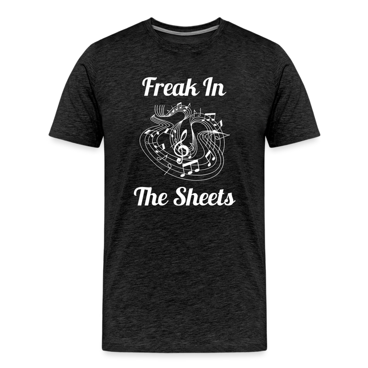 Freak In The Sheets Shirt | Premium Mens Graphic Tee - charcoal grey