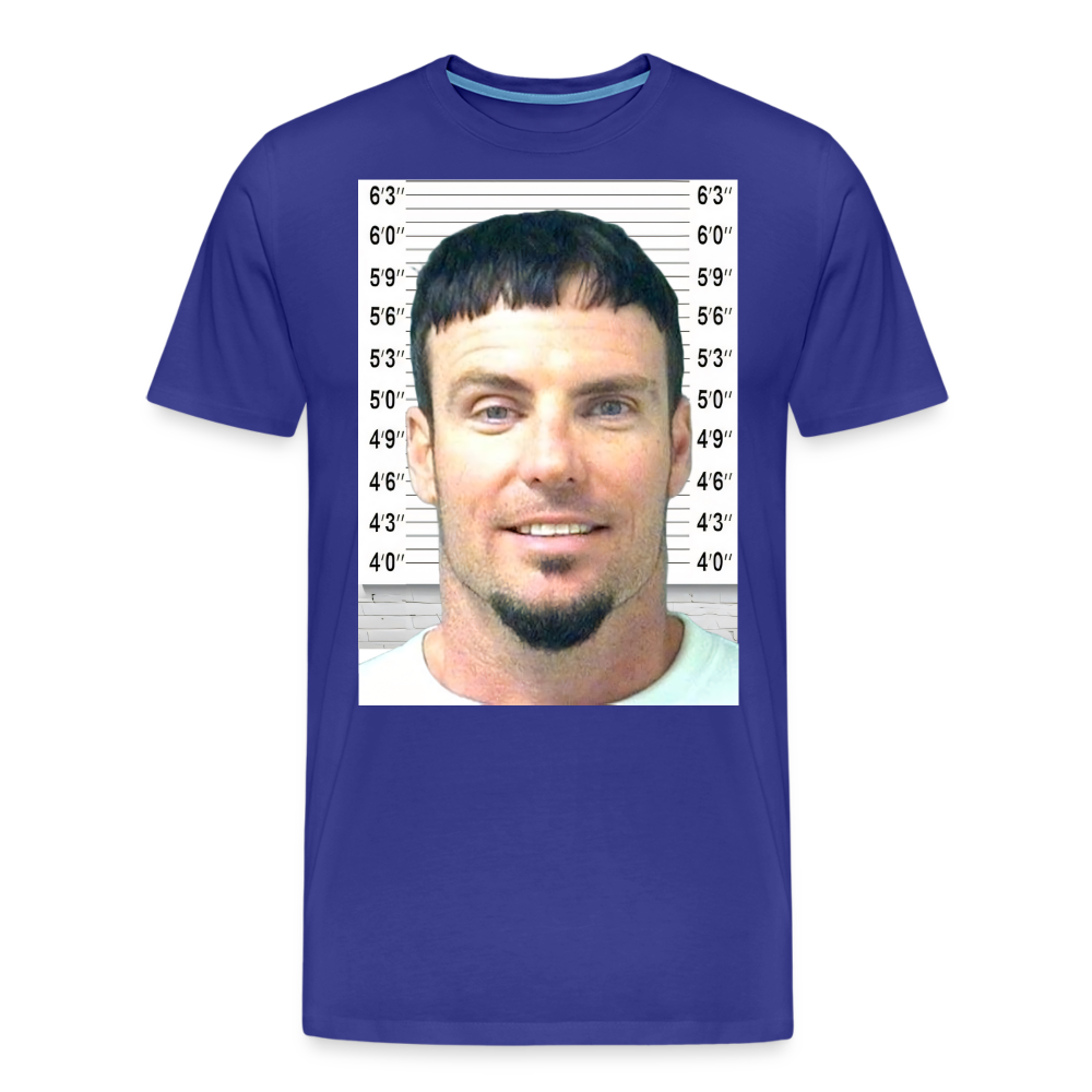 Vanilla Ice Mugshot Shirt | Premium Mens Graphic Tee - royal blue