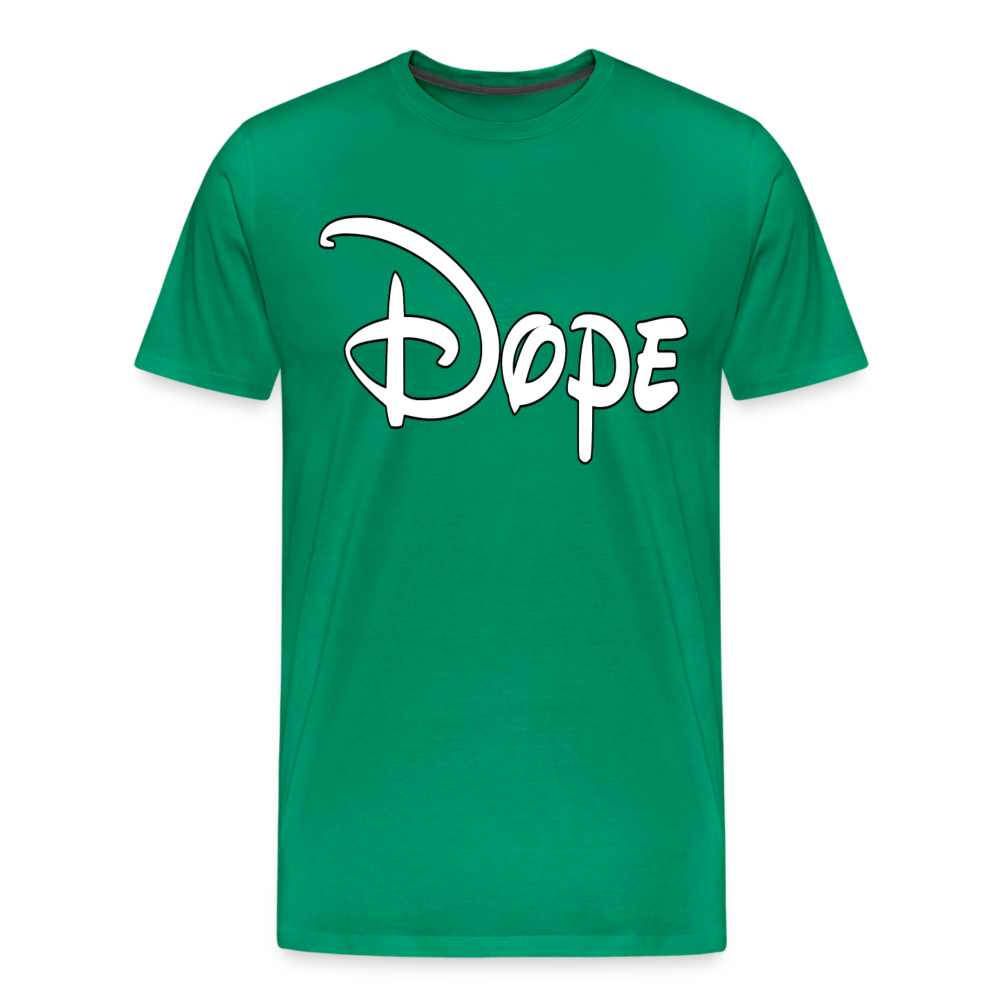 Dope Shirt | Premium Mens Graphic Tee - kelly green