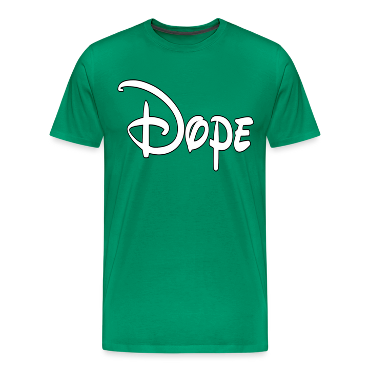 Dope Shirt | Premium Mens Graphic Tee - kelly green