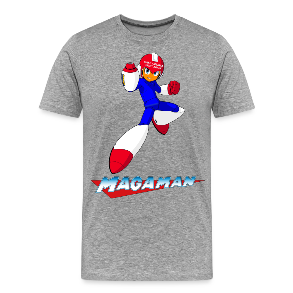 Maga Man Shirt | Premium Mens Graphic Tee - heather gray