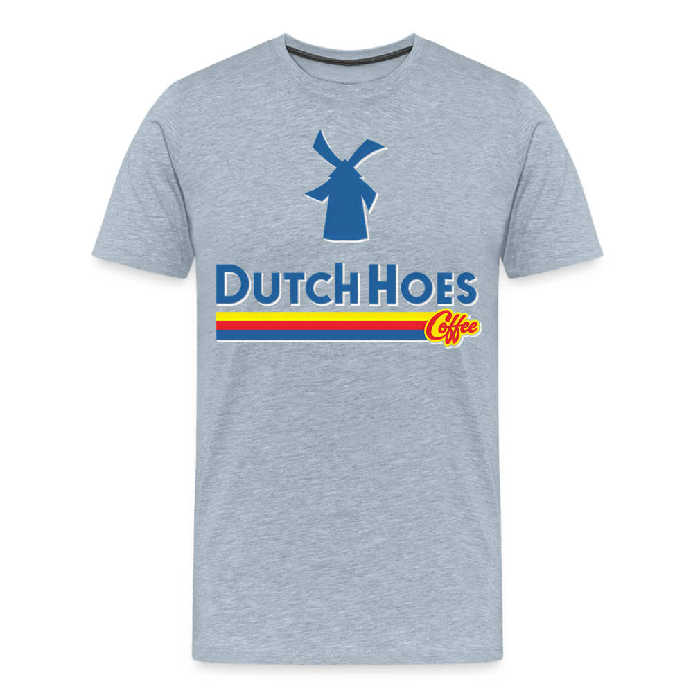 Dutch Hoes Shirt | Premium Mens Graphic Tee - heather ice blue