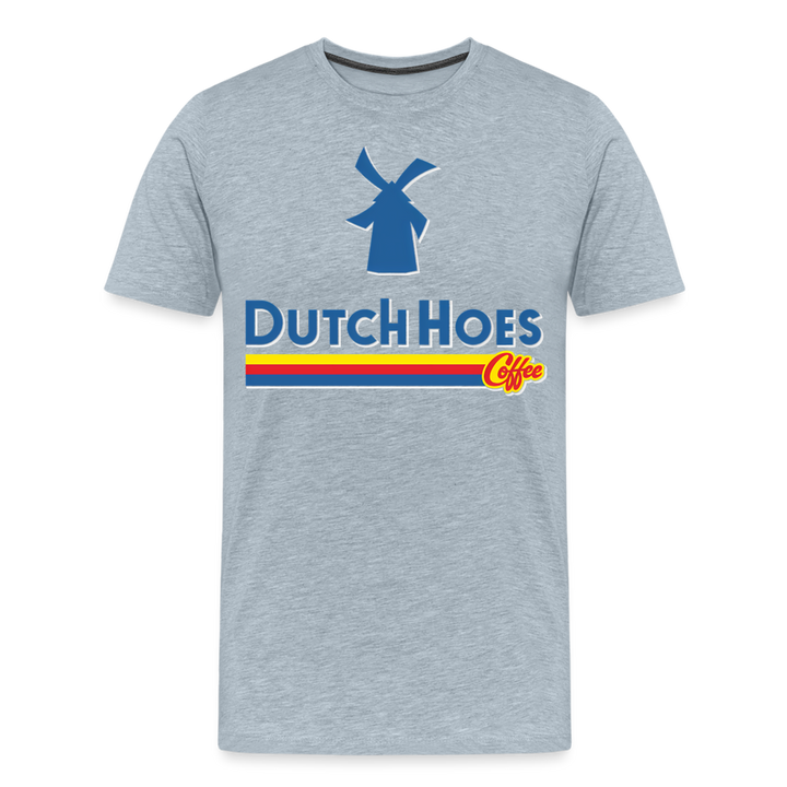 Dutch Hoes Shirt | Premium Mens Graphic Tee - heather ice blue