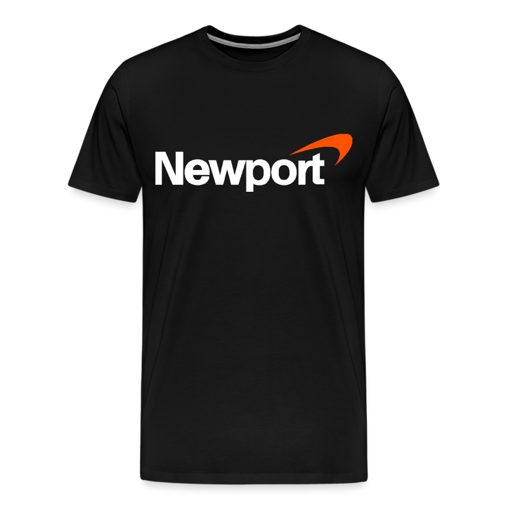 Newport Shirt | Premium Mens Graphic Tee - black
