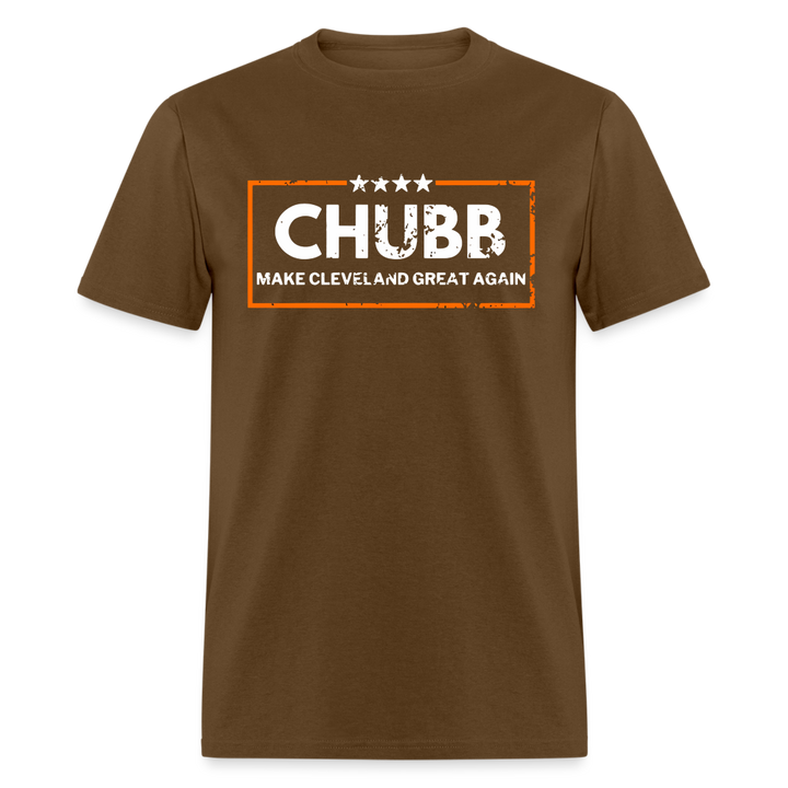 Chubb Make Cleveland Great Again | Graphic Tee - brown