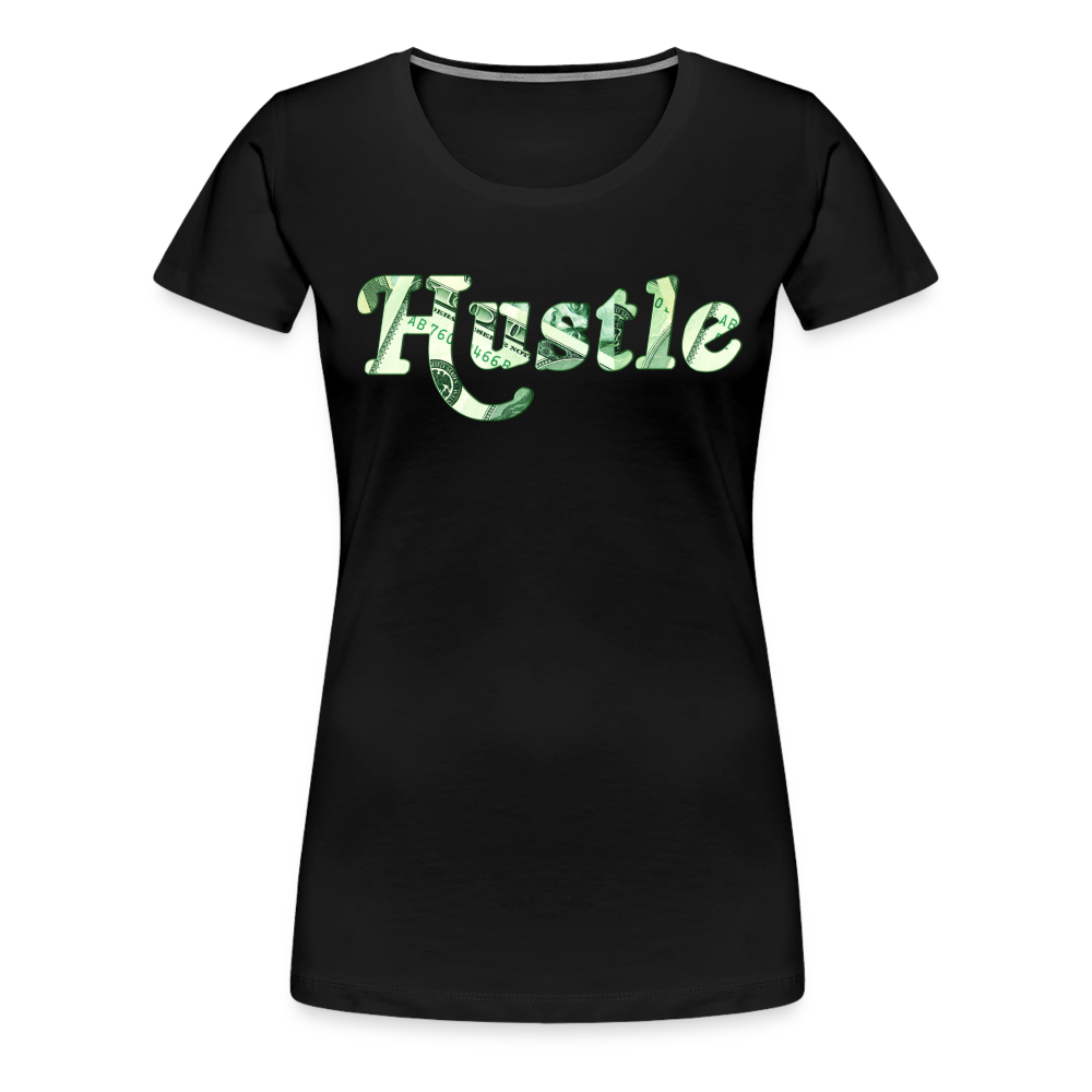 Hustle Shirt | Premium Womens Graphic Tee - black