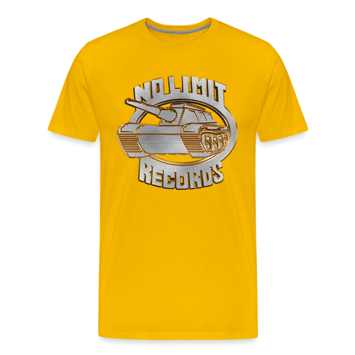 No Limit Shirt | Premium Mens Graphic Tee - sun yellow