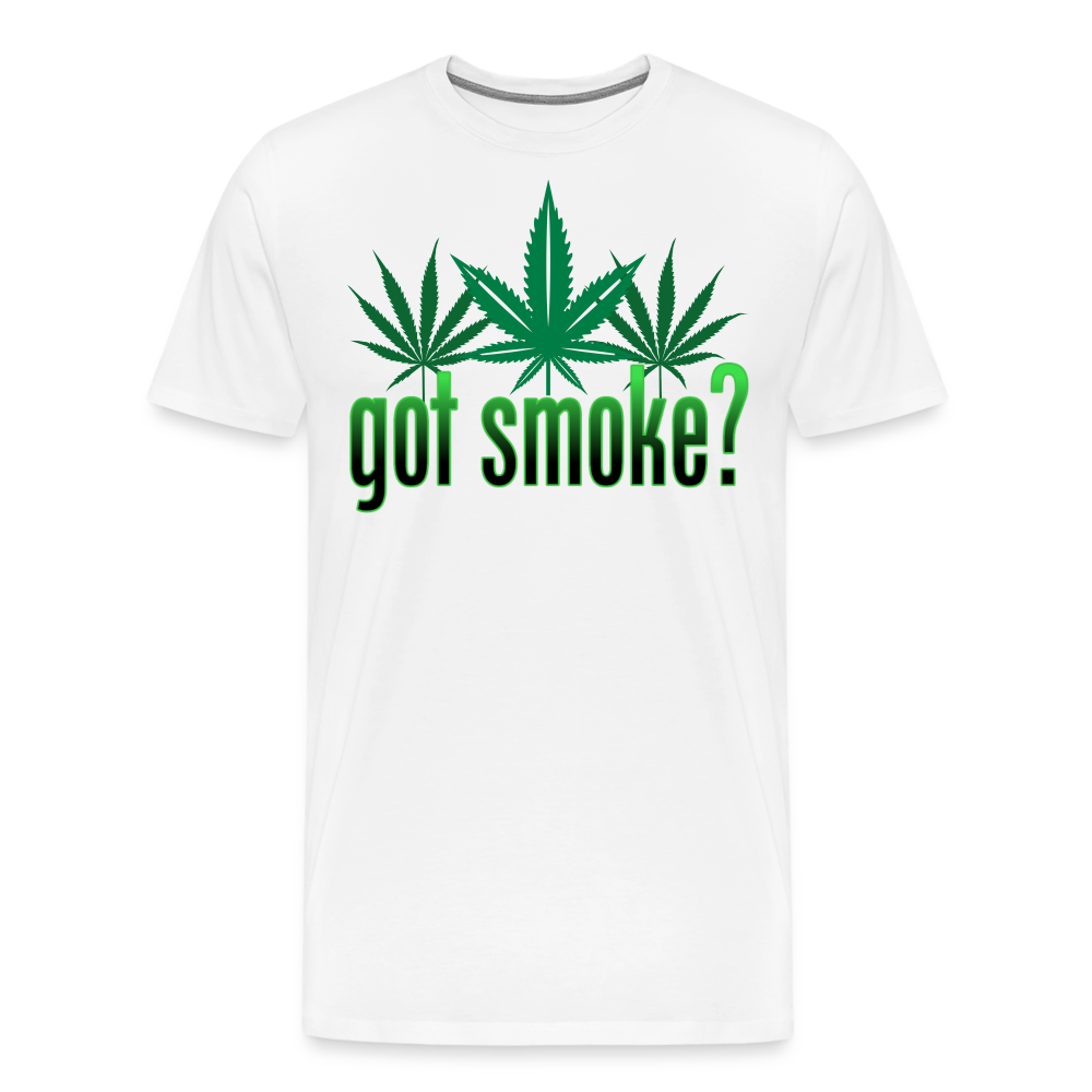 Got Smoke Shirt | Premium Mens Graphic Tee - white