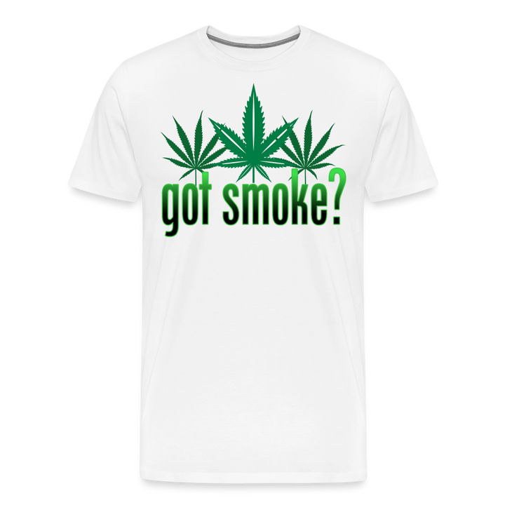 Got Smoke Shirt | Premium Mens Graphic Tee - white