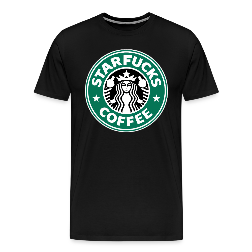 Starfucks Shirt | Premium Mens Graphic Tee - black