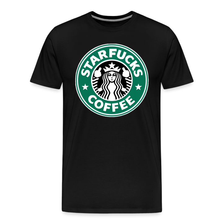 Starfucks Shirt | Premium Mens Graphic Tee - black