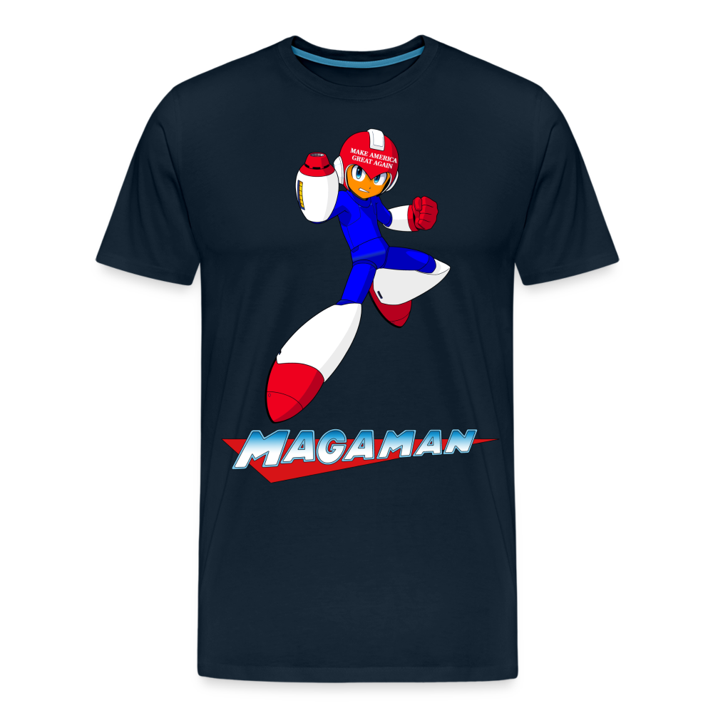 Maga Man Shirt | Premium Mens Graphic Tee - deep navy