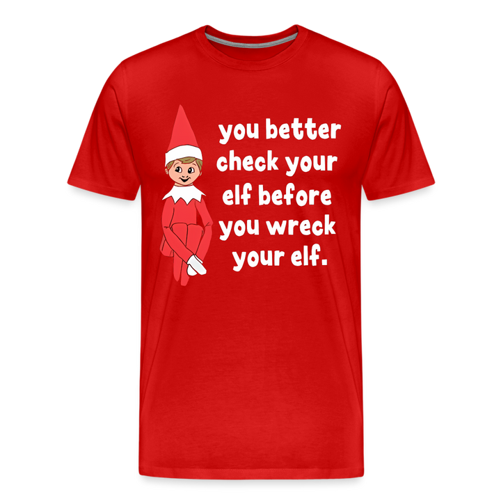 Check Your Elf - red