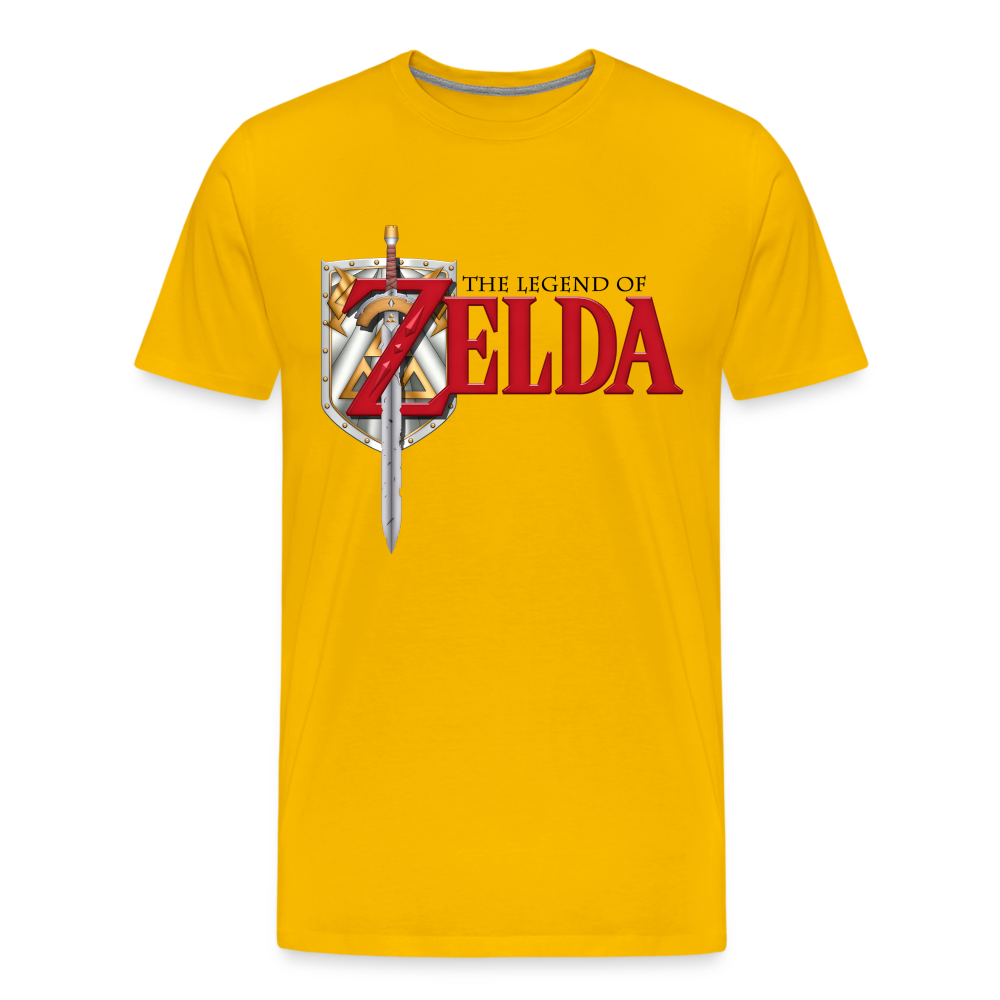 Legend of Zelda Shirt | Premium Mens Graphic Tee - sun yellow