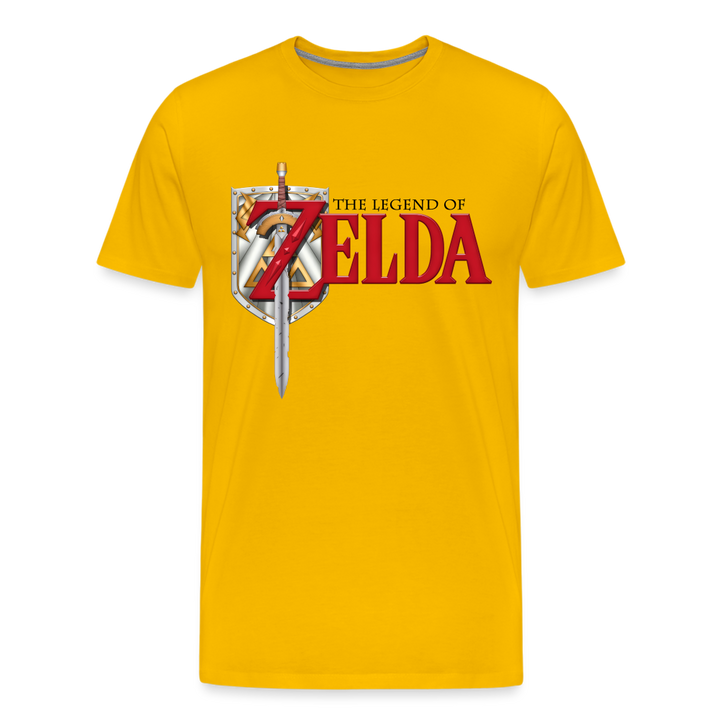 Legend of Zelda Shirt | Premium Mens Graphic Tee - sun yellow