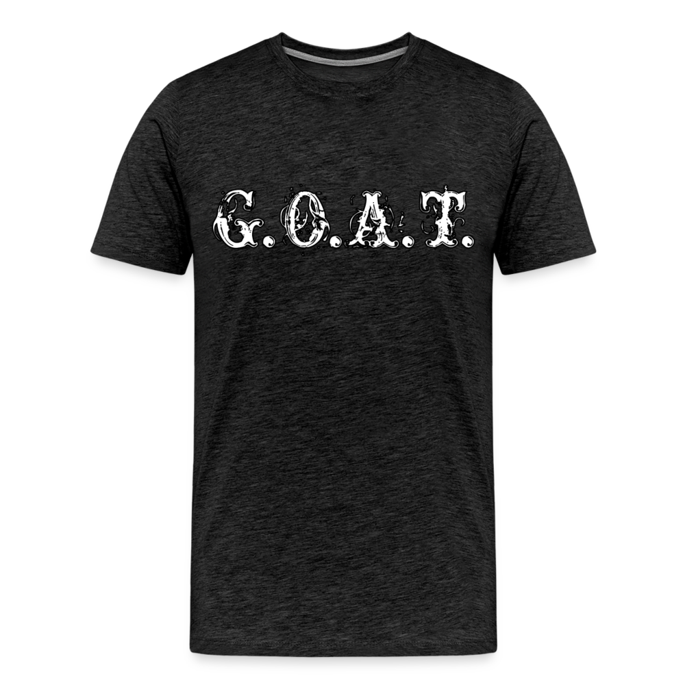 GOAT Shirt | Premium Mens Graphic Tee - charcoal grey