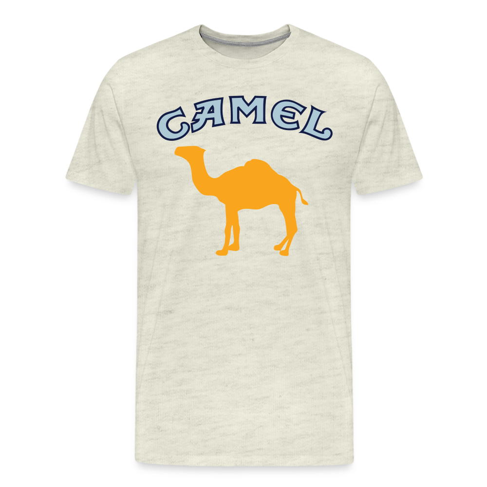 Camel Shirt | Premium Mens Graphic Tee - heather oatmeal