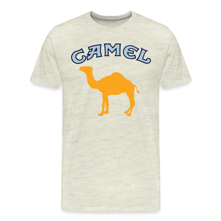 Camel Shirt | Premium Mens Graphic Tee - heather oatmeal