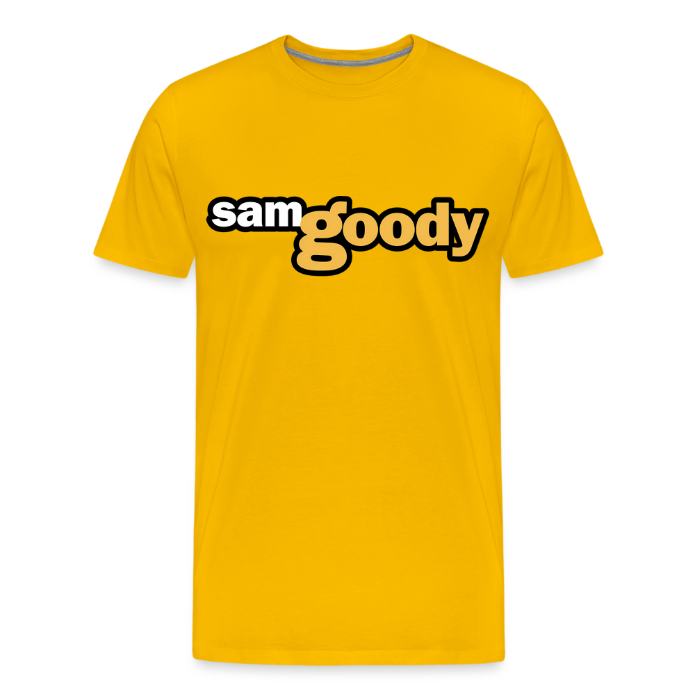 Sam Goody Shirt | Premium Mens Graphic Tee - sun yellow