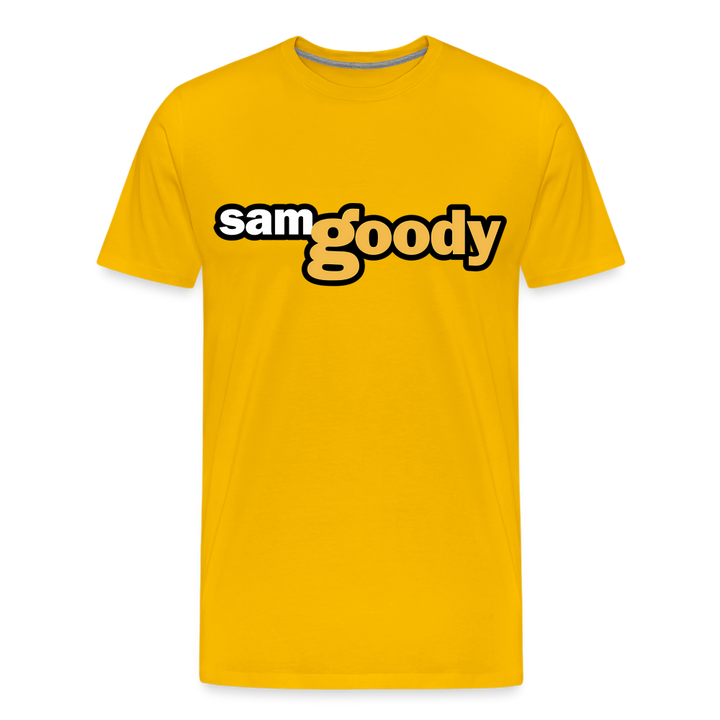 Sam Goody Shirt | Premium Mens Graphic Tee - sun yellow