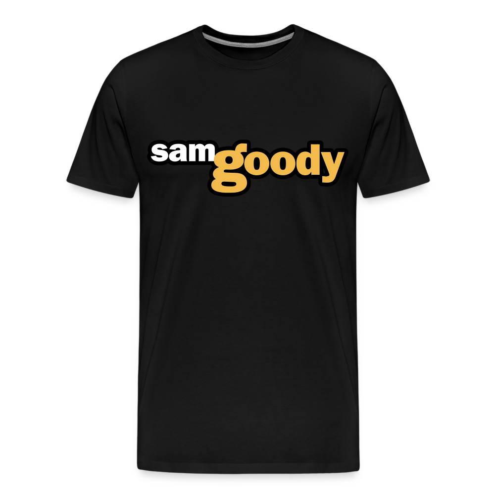 Sam Goody Shirt | Premium Mens Graphic Tee - black