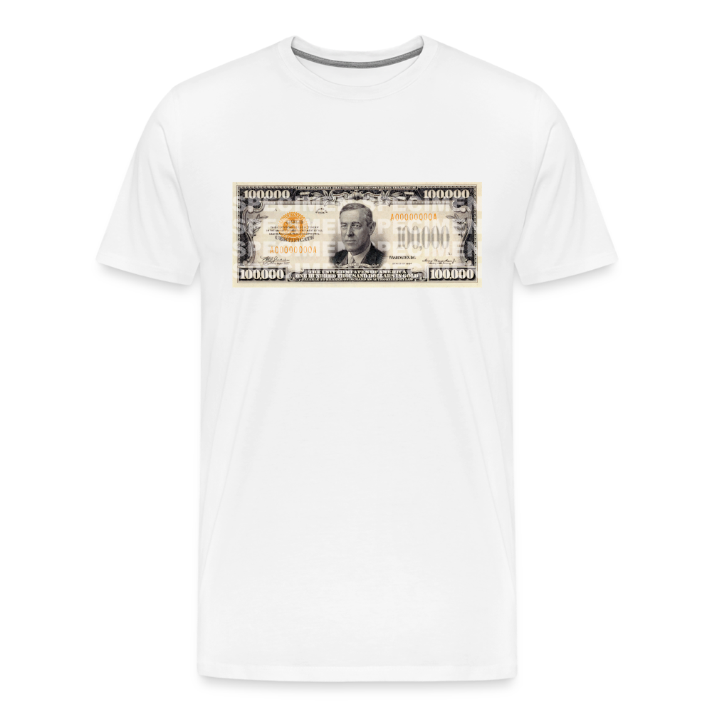 The Most Expensive T-Shirt in the World: The $100,000 Tee - white