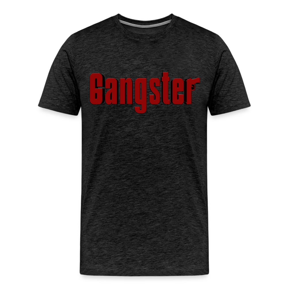 Gangster Shirt | Premium Mens Graphic Tee - charcoal grey