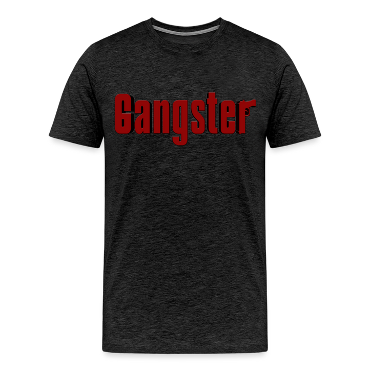 Gangster Shirt | Premium Mens Graphic Tee - charcoal grey