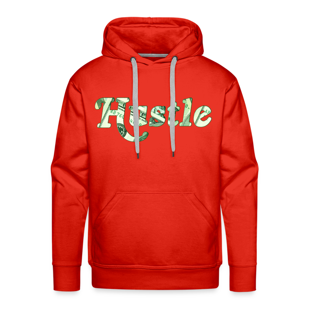 Hustle Hoodie | Premium Mens Graphic Sweatshirt - red