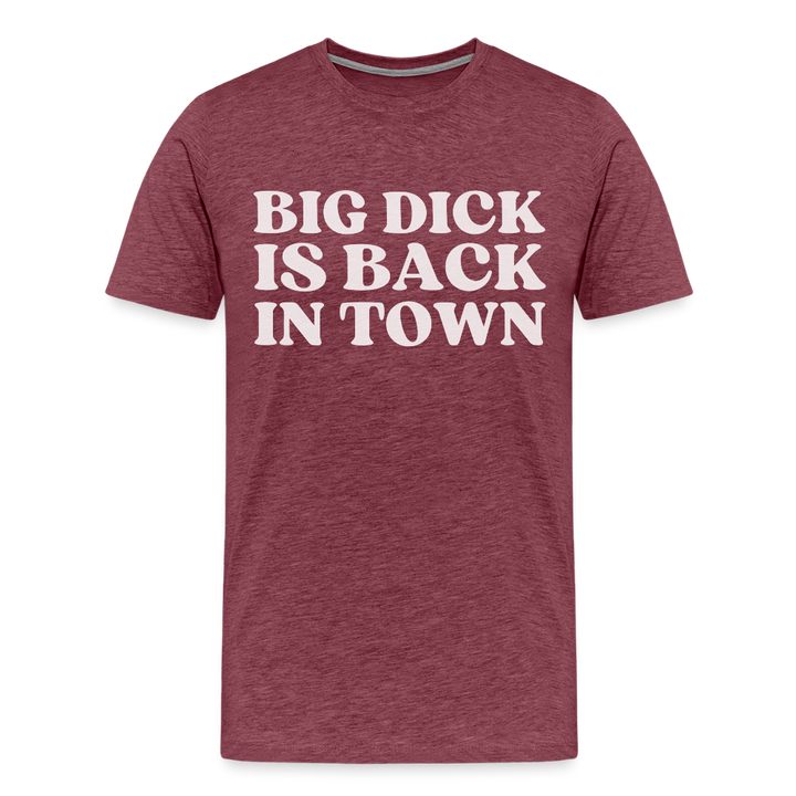 Back In Town - heather burgundy