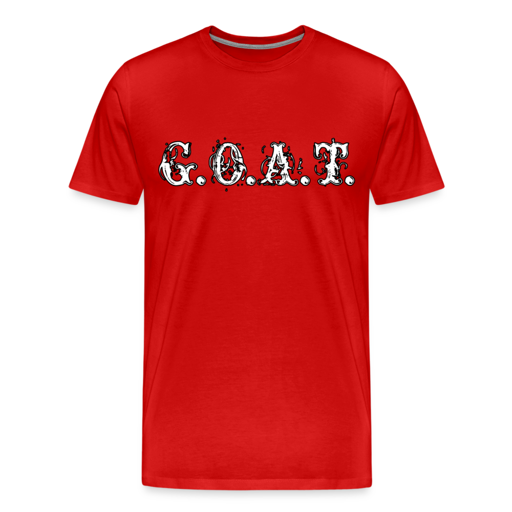 GOAT Shirt | Premium Mens Graphic Tee - red